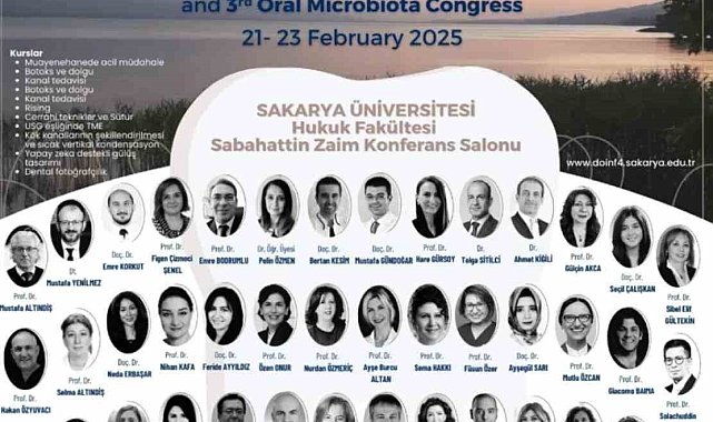 SAÜ'de 4. Uluslararası Dental Oral Enfeksiyonlar ve 3. Ağız Mikrobiyatası Kongresi düzenlenecek
