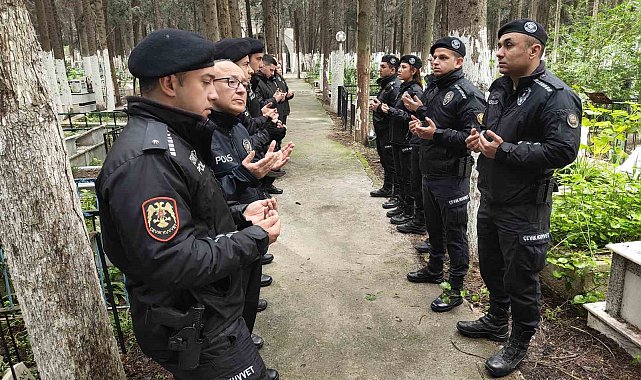 Şehit polis Fuat Kaplan mezarı başında anıldı