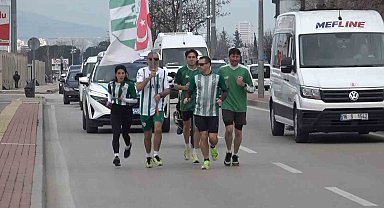 Sevgililer Günü'nde Bursaspor'a koştular