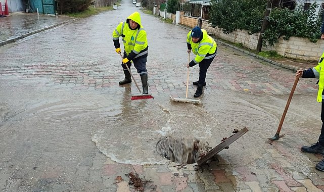 Silivri Belediyesi yoğun yağışlara karşı hazırlıklarını tamamladı