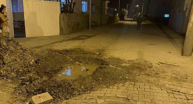 Silopi'de açık bırakılan çukur 2 yaşındaki çocuğun hayatını tehlikeye attı