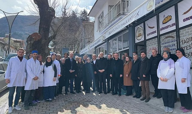 Simav Demirci'de Halk Ekmek Fabrikası ve Üretim Tesisleri incelendi