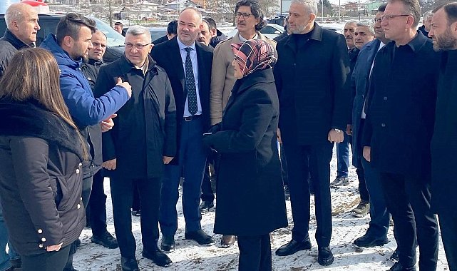 Simav'da 300 kişilik öğrenci yurdu inşaat alanında inceleme