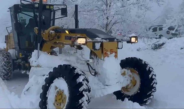 Sinop'ta 219 köy yolu ulaşıma kapandı