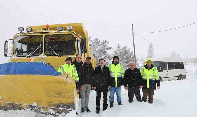 Sinop'ta 9 günde 10 bin km yol açma çalışması