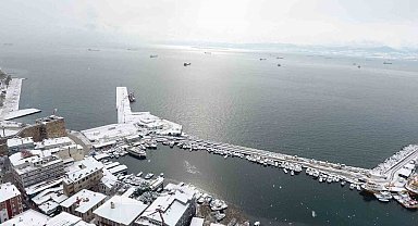 Sinop'ta kar güzelliği