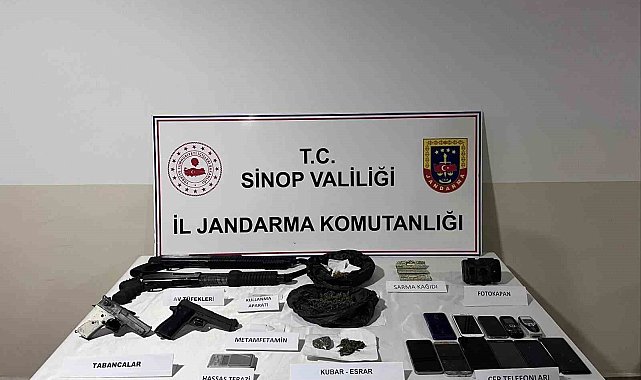 Sinop'ta uyuşturucu operasyonu: 2 gözaltı