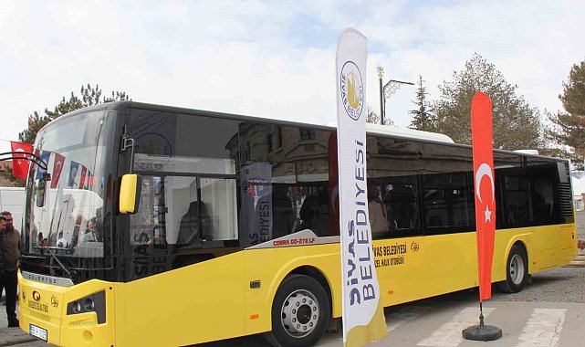 Sivas'ın yeni halk otobüsleri tanıtıldı