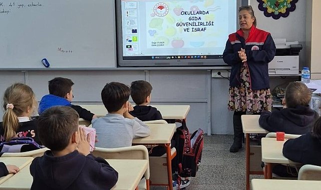 Söke'de öğrencilere 'Gıda Güvenliği ve İsraf Eğitimi' verildi