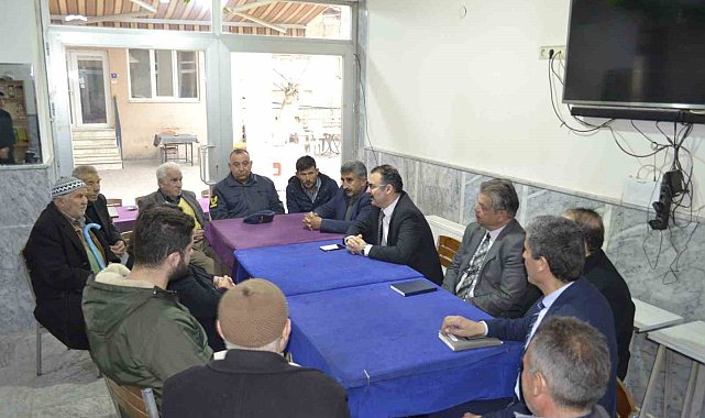 Sultanhisar Kaymakamı Ateş, Malgaçemir Mahallesi sakinleri ile bir araya geldi