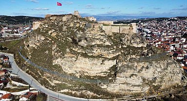 Tarihi Kastamonu Kalesi daha güvenli hale getirildi