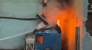 Tarsus'ta sunta fabrikasında çıkan yangın söndürüldü