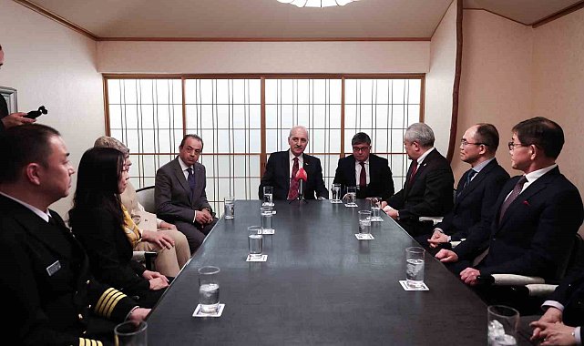 TBMM Başkanı Kurtulmuş, asrın felaketinde yardıma gelen Japon arama kurtarma ekibiyle görüştü