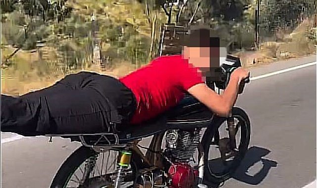 Tehlikeli motosiklet kullanan iki kişiye 10 bin lira ceza