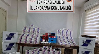 Tekirdağ'da kaçak tütün operasyonu