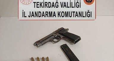 Tekirdağ'da ruhsatsız silah ve uyuşturucu operasyonu