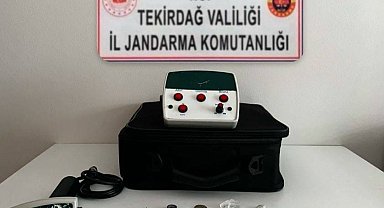 Tekirdağ'da tarihi eser niteliğinde objeler ele geçirildi