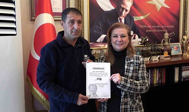 Temizlik personelinin 'Atatürk' hassasiyeti