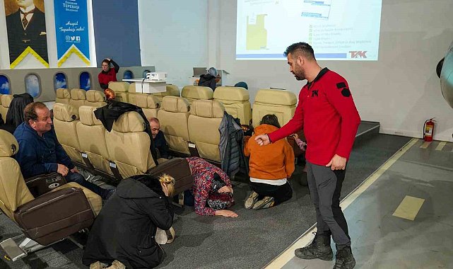 Tepebaşı'nda Afet Farkındalık Eğitimi sürüyor.