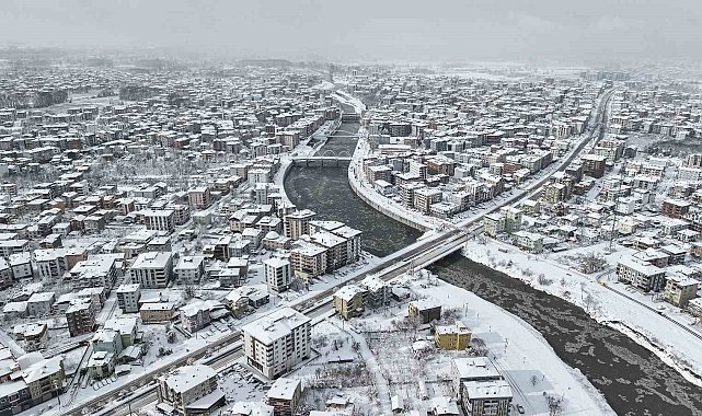 Terme Belediyesi'nden yoğun kar mesaisi