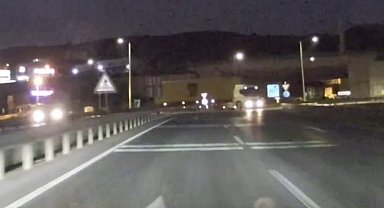 Ters yöne giren tır faciaya davetiye çıkardı