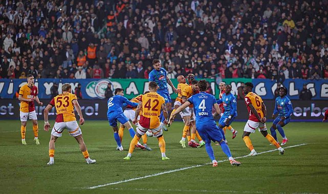 Trendyol Süper Lig: Çaykur Rizespor: 1 - Galatasaray: 2
