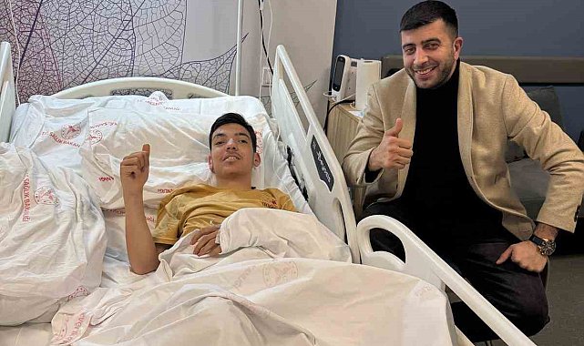 Tribünden düşen 17 yaşındaki Efe'den sevindiren haber