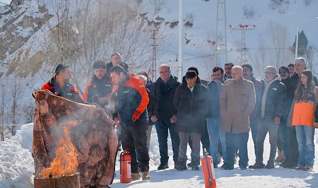 Tunceli'de 'Yangın Farkındalık Eğitimi' düzenlendi
