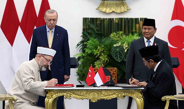 Türkiye ile Endonezya arasında 13 anlaşma imzalandı