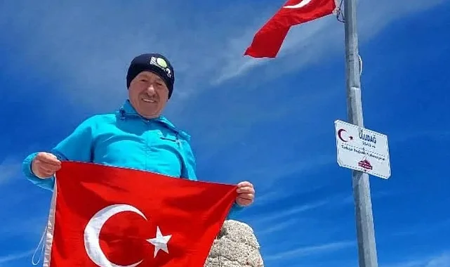 Uludağ'ın zirvesine astığı bayrağa ceza!