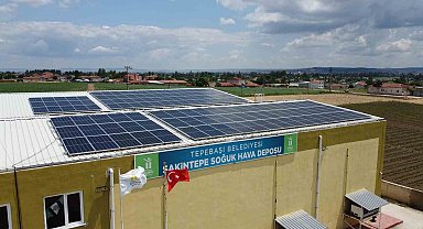 Üretici mahsulleri Sakintepe Soğuk Hava Deposu'nda güvenle saklanıyor