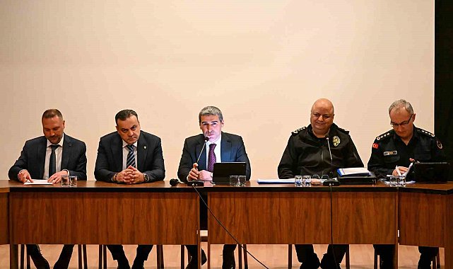 Uşak'ta Okul Güvenliği Toplantısı gerçekleştirildi