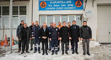 Vali Aydoğdu Erzincan- Refahiye karayolu uygulama noktalarını denetledi