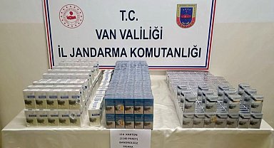 Van'da bin 340 paket kaçak sigara ele geçirildi