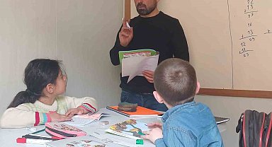 Van'da iki öğrencili okulda eğitim başladı