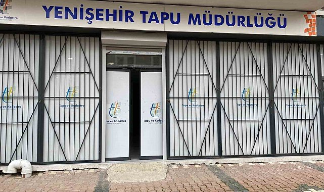 Vatandaşlardan Yenişehir Tabu Müdürlüğü'ne teşekkür