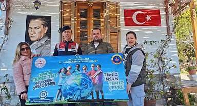 Yerli ve yabancı turistlere 'çevre koruma' farkındalığı