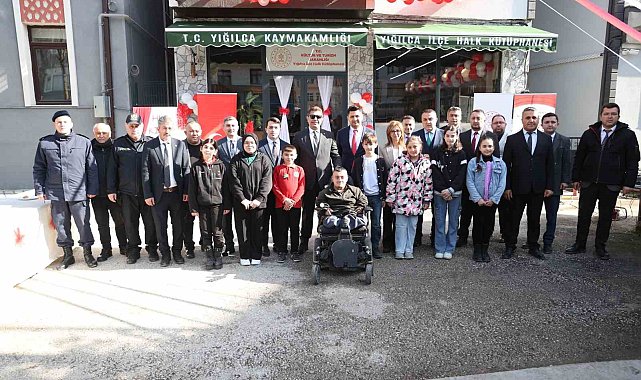 Yığılca'ya yeni halk kütüphanesi açıldı