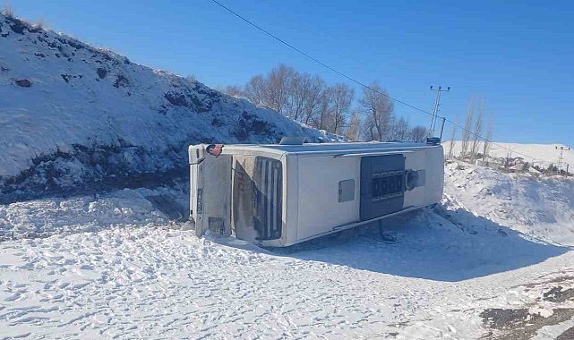 Yozgat'taki otobüs kazasında yaşanan panik kamerada