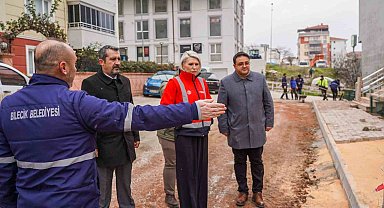 Yürütülen çalışmaları yerinde inceledi