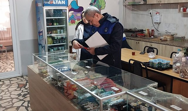 Zabıtadan okul kantinlerine denetim