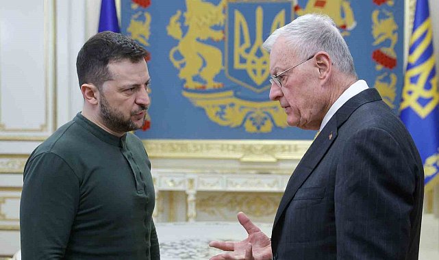 Zelenskiy, ABD'nin Ukrayna ve Rusya Özel Temsilcisi Kellogg ile bir araya geldi