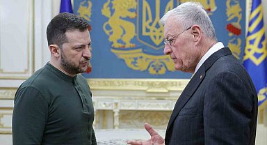 Zelenskiy, ABD'nin Ukrayna ve Rusya Özel Temsilcisi Kellogg ile bir araya geldi