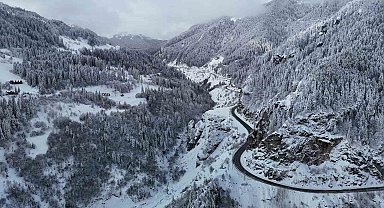 Zigana Dağı'ndan kar manzaraları