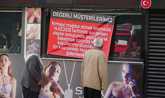 120 milyon lira vurgun yaptığı iddia edilen kuyumcu afişle mesaj verdi
