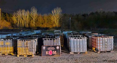 370 bin litre solvent karışımlı kaçak akaryakıt yakalandı: 2 gözaltı
