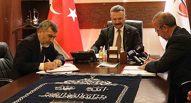 'Cami Minber Örtüsü' protokolü imzalandı