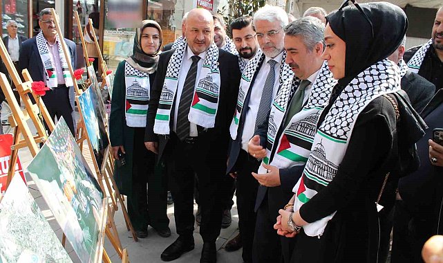 'Gazze'de Ramazan' temalı sergi açıldı