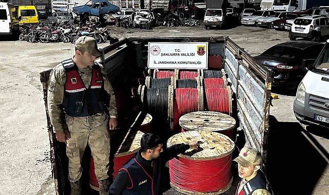 6 milyon TL değerindeki elektrik kablosu çalan hırsızlar yakalandı