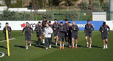 A Milli Takım, Macaristan maçının hazırlıklarına başladı